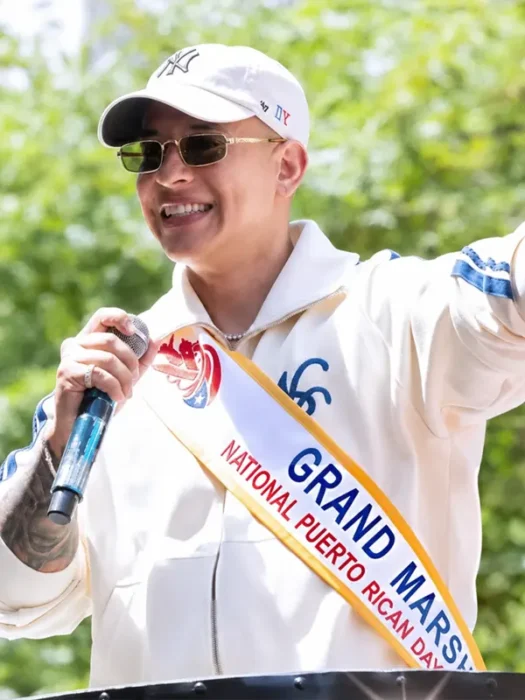 Puerto Rican Day Parade 2026 Daddy Yankee White Jacket