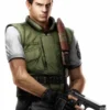 Resident Evil Chris Side Redfield Green Tactical Vest