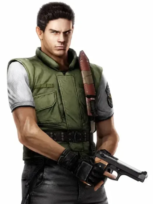 Resident Evil Chris Side Redfield Green Tactical Vest