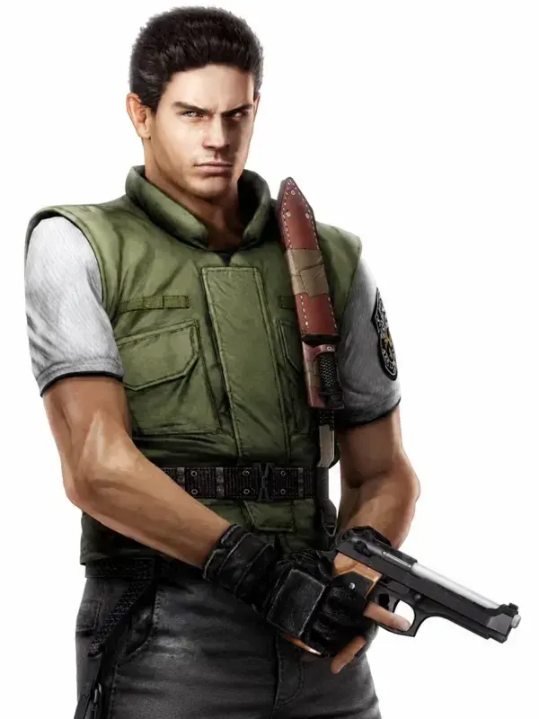 Resident Evil Chris Side Redfield Green Tactical Vest