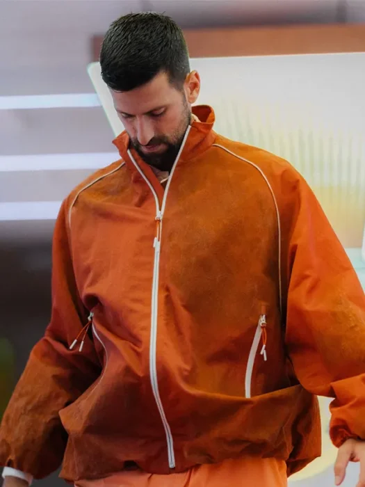 Roland Garros 2026 Novak Djokovic Brown Jacket