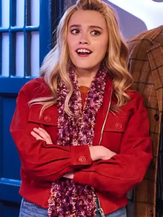 SNL 2026 Aimee Lou Wood Red Jacket