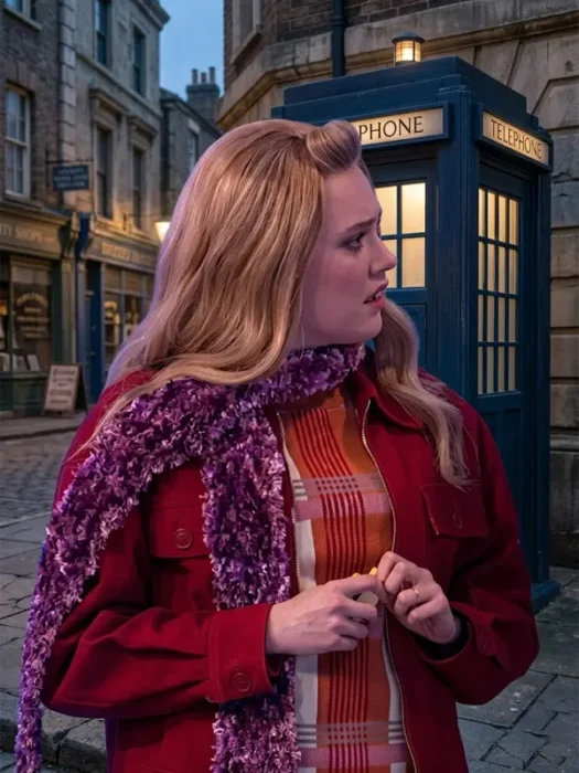 SNL Aimee Lou Wood Red Jacket