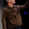 SXSW 2026 Bob Odenkirk Brown Suede Jacket
