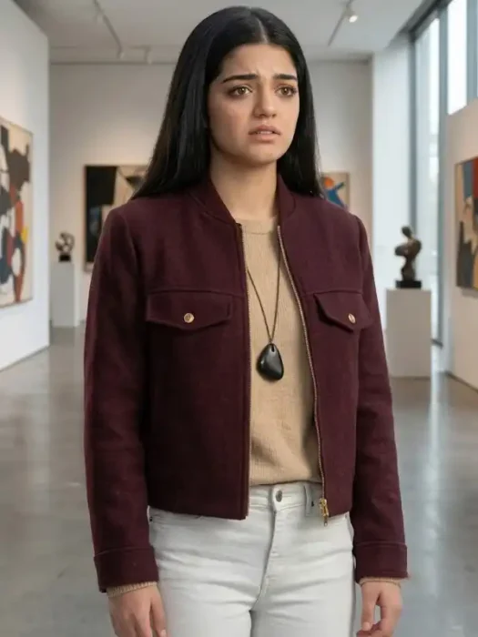 Sadie Laflamme-Snow The Way Home Maroon Jacket