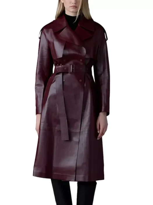 Selena Gomez Only Murders In The Building Mabel Mora Trench Leather Coat