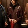 Selena Gomez Only Murders In The Building S05 Mabel Mora Trench Leather Coat