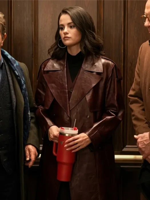 Selena Gomez Only Murders In The Building S05 Mabel Mora Trench Leather Coat