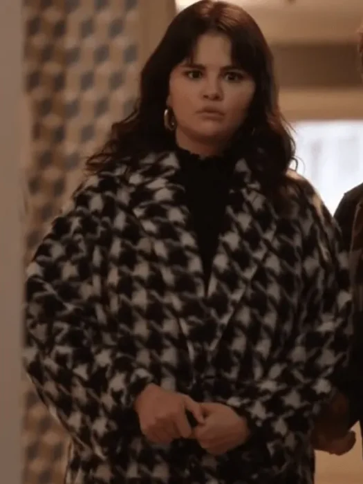 Selena Gomez Printd Coat