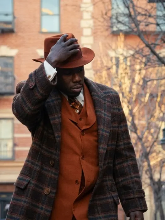 Spider Noir Robbie Robertson Wool Plaid Coat