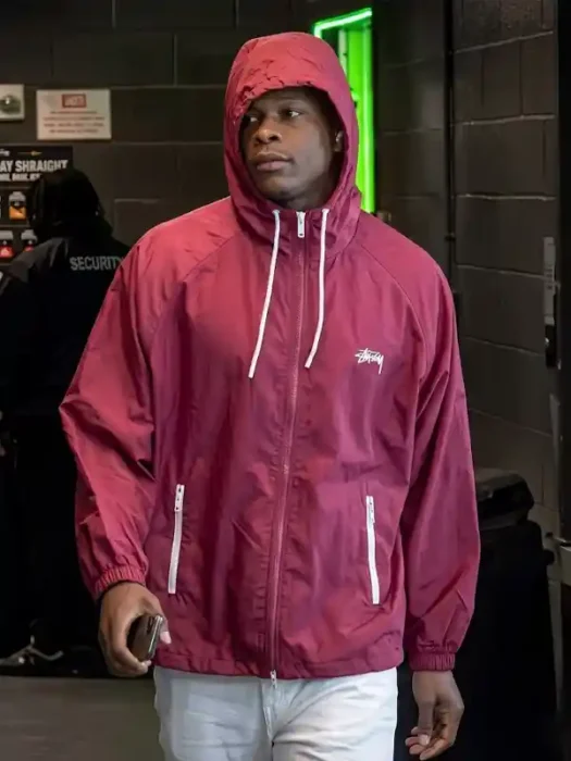 Spurs Vs TImberwolves Anthony Edwards Hooded Jacket