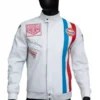 Steve McQueen Le Mans Grand Prix White Jacket