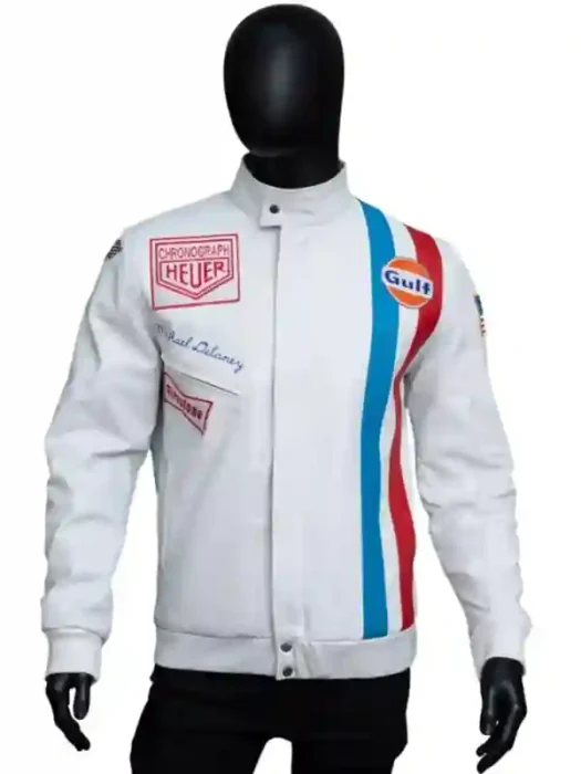 Steve McQueen Le Mans Grand Prix White Jacket