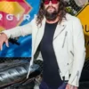 Supergirl Event Jason Momoa White Leather Jacket