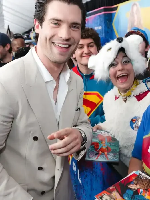 Supergirl World Premiere David Corenswet Blazer