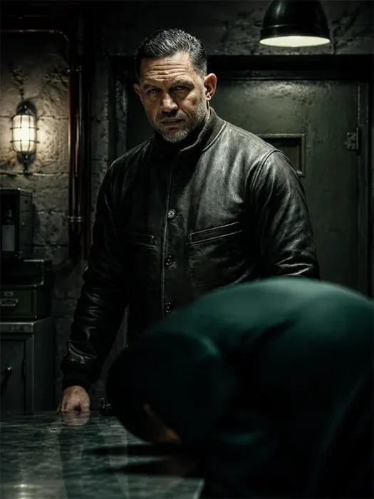 TMobLandom Hardy S02 Brown Leather Jacket