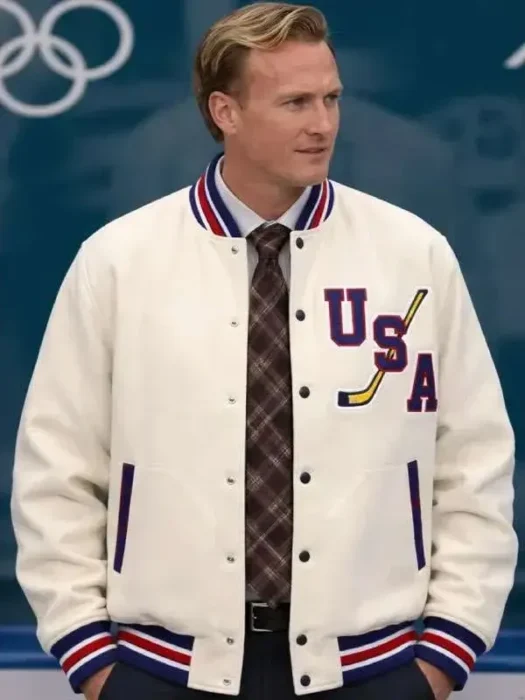 Team USA Olympics 2026 John Wroblewski White Jacket