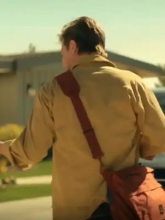 The Boroughs S01 Rafael Casal Brown Jacket Back