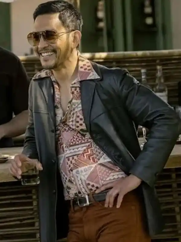 The Gentlemen James Yoon Black Leather Jacket