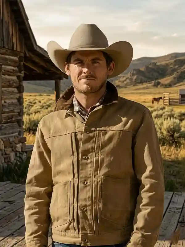 The Madison Cade Harris Brown Jacket