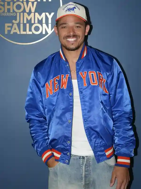 The Tonight Show 2026 Anthony Ramos Blue Jacket