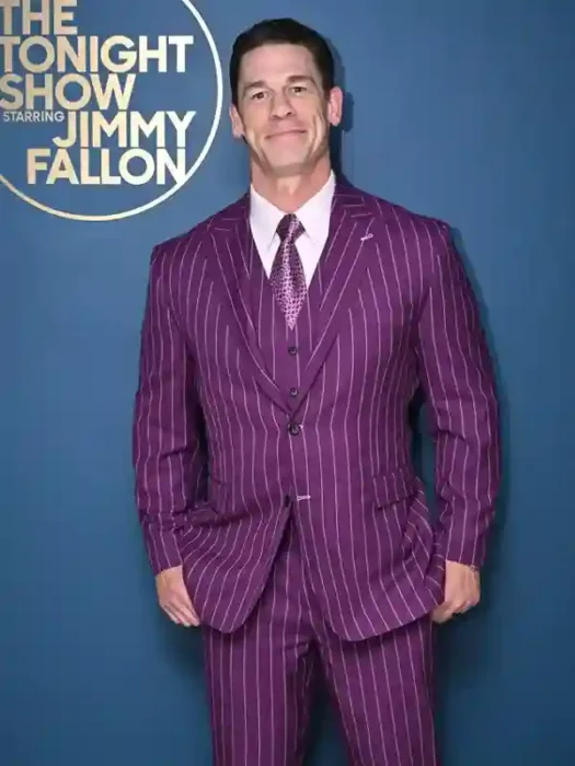 The Tonight Show John Cena Purple Blazer