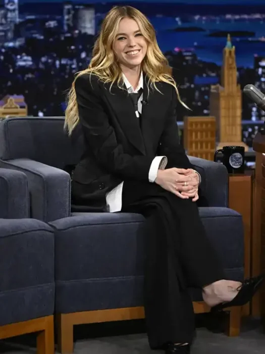 The Tonight Show Milly Alcock Black Blazer