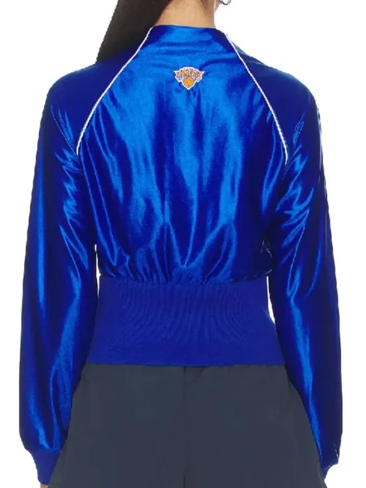 The View Knick Sara Haines Blue Backkside Jacket