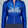 The View Knick Sara Haines Blue Front Jacket