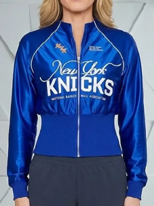 The View Knick Sara Haines Blue Front Jacket
