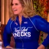 The View Knick Sara Haines Blue Jacket