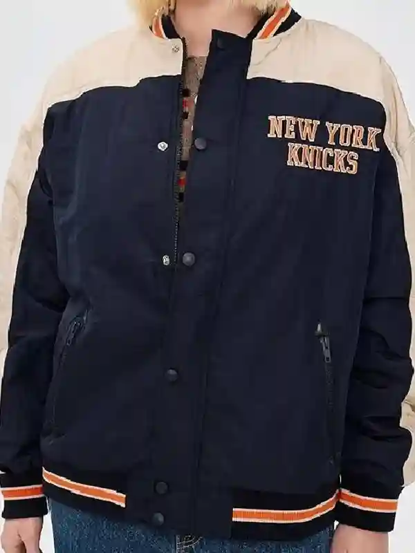 The View Sunny Hostin NY Knicks Jacket