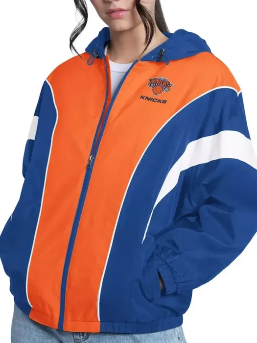 The View Whoopi Goldberg Knicks Hooded Jacket