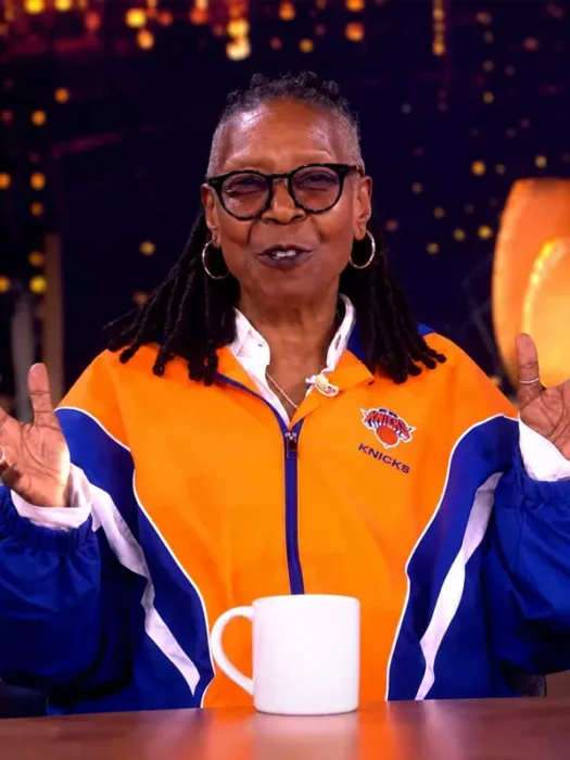 The View Whoopi Goldberg NY Knicks Hooded Jacket