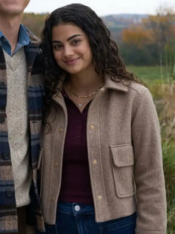 The Way Home S04 Alice Dhawan Grey Wool Jacket