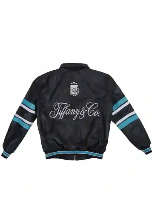 Tiffany and Co Lionel Messi Leather Jacket Back