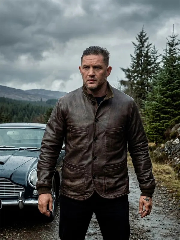 Tom Hardy MobLand S02 Brown Jacket