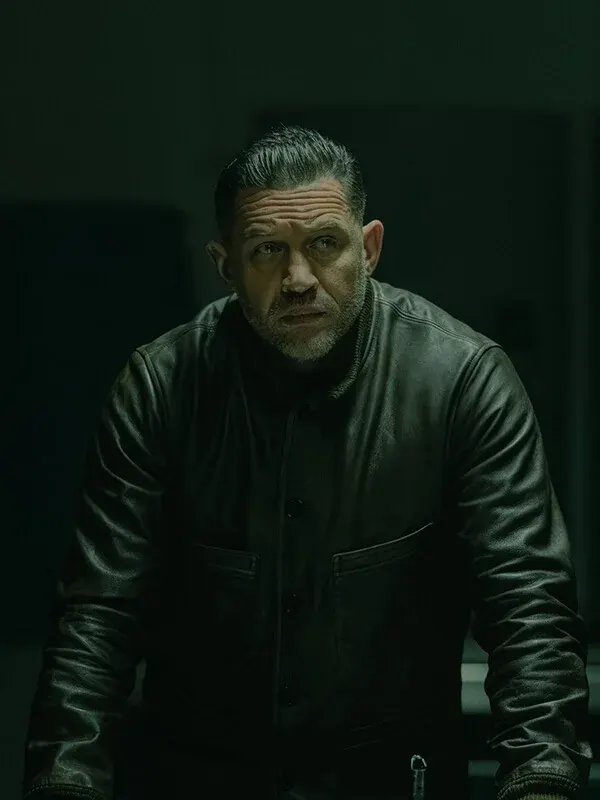 Tom Hardy MobLand S02 Brown Leather Jacket