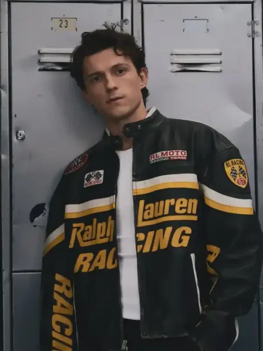 Tom Holland 2026 Racing Leather Jacket