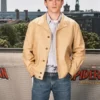 Tom Holland Berlin 2026 Leather Jacke