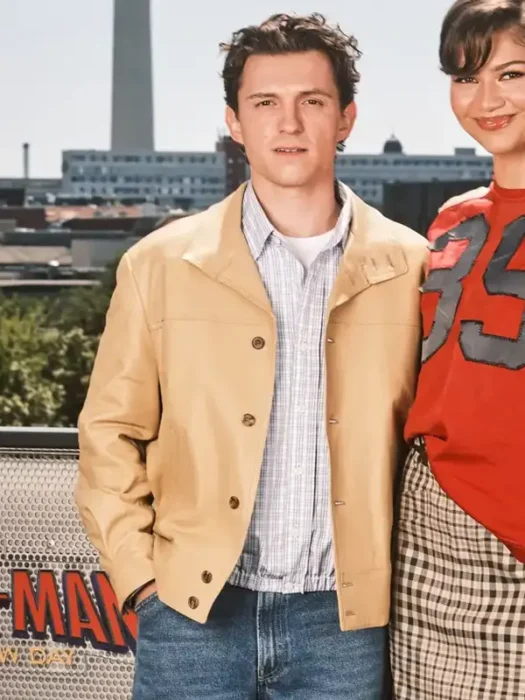 Tom Holland Spider-Man Brand New Day Leather Jacket
