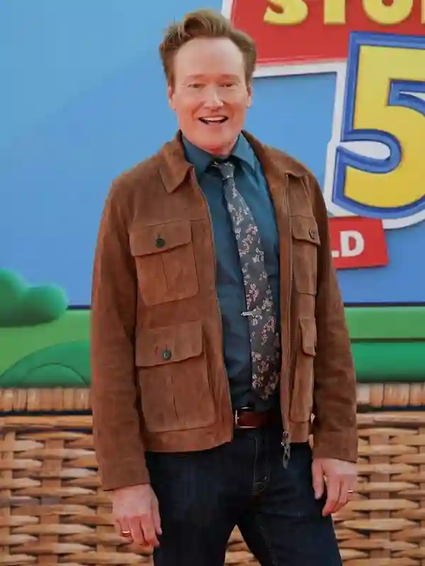 Toy Story 5 Premiere Conan O’Brien Suede Jacket