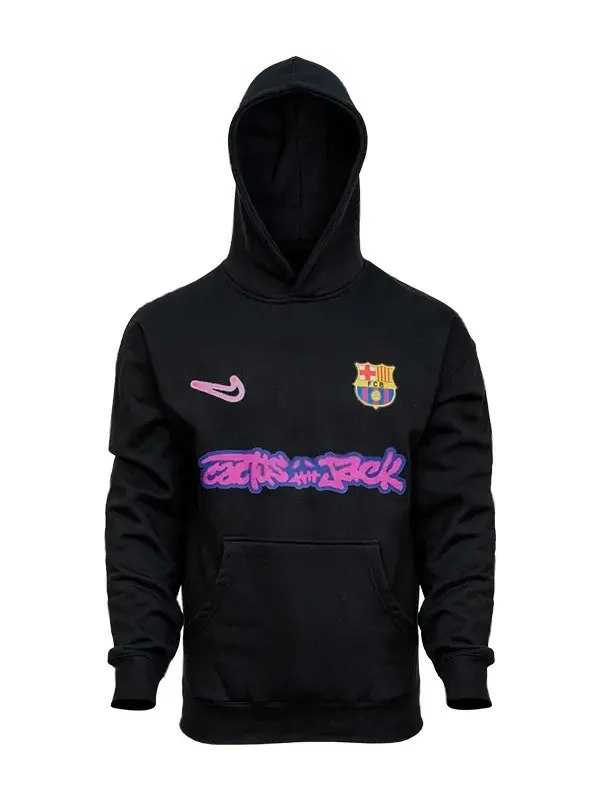 Travis Scott Barcelona Black Nike Hoodie