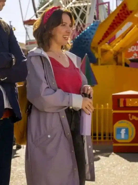 Trying S05 Esther Smith Purple Trench Coat