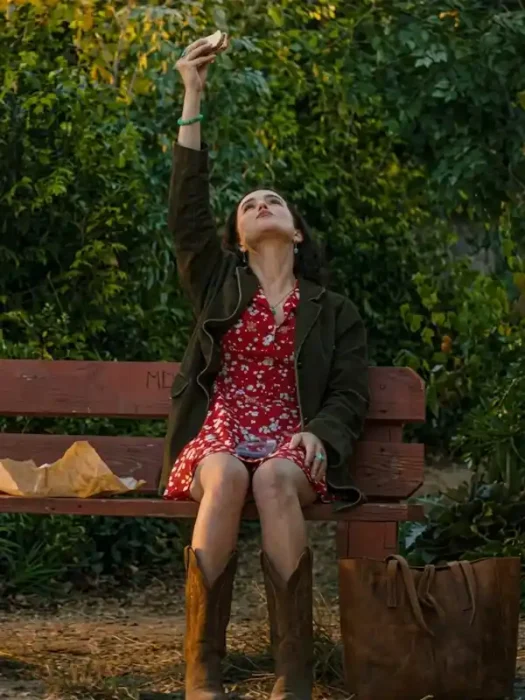 Voicemails for Isabelle Zoey Deutch Long Coat