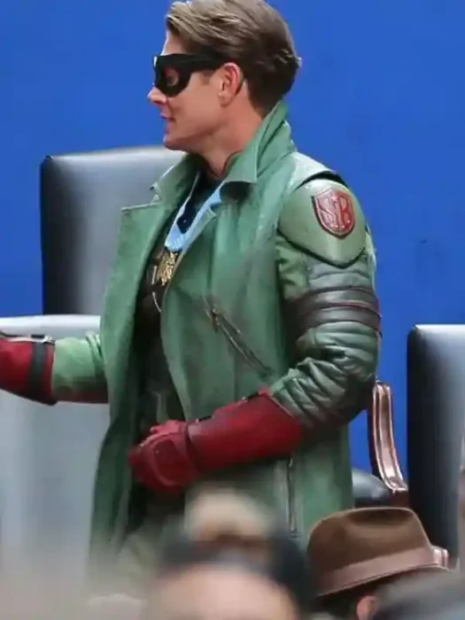 Vought Rising Soldier Boy Green Sleeveless Coat