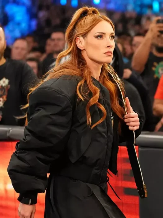 WWE Monday Night Becky Lynch Black Jacket