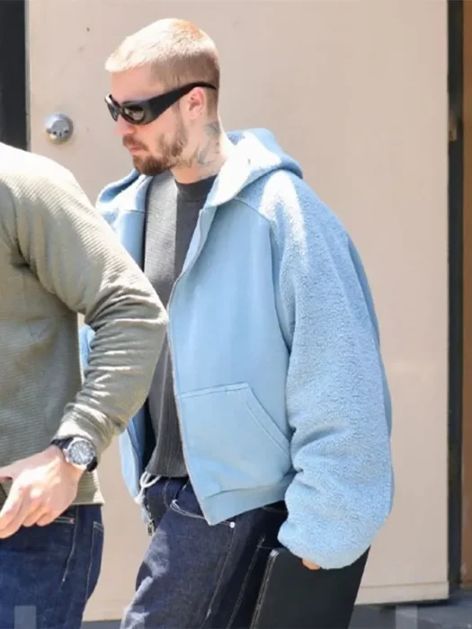 West Hollywood Justin Bieber Blue Jacket