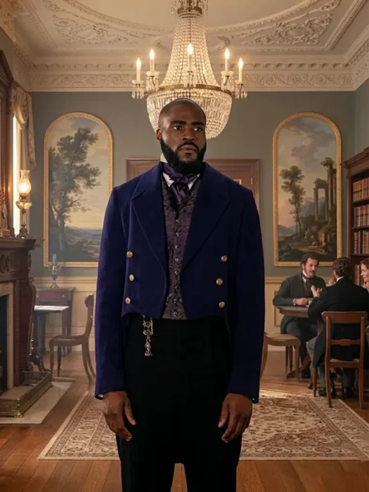Will Mondrich Bridgerton Blue Tailcoat
