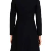 Women’s Black Double Breasted Wool Trench Coat